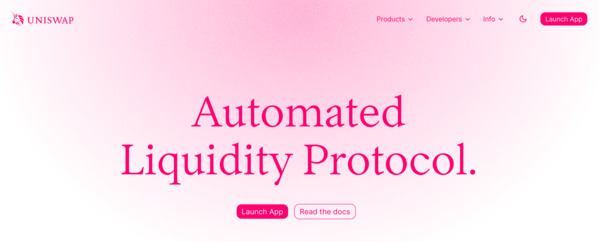 Automated liquidity protocol.